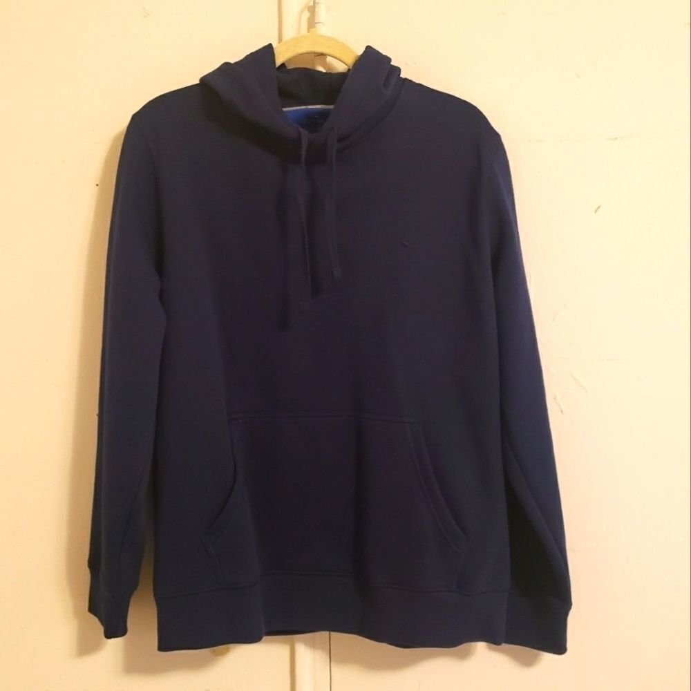 tailorbyrd navy blue pullover hoodie